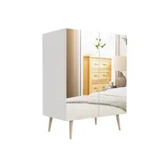 MUEBLES MACRUMO - ZAPATERO CLÁSICO + PUERTAS CON ESPEJO Y SISTEMA PUSH