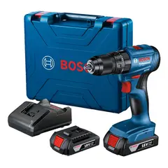 Bosch - Taladro Percutor Bosch GSB 185-LI 18V 2 Baterías + Maletín
