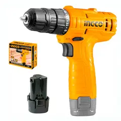INGCO TOOLS - Taladro Atornillador Ingco CDLI12428 3/8" 12V 1 Bat 1.5AH
