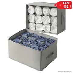 INSPIRA - Organizador multiusos de ropa polos plegable PACK X2