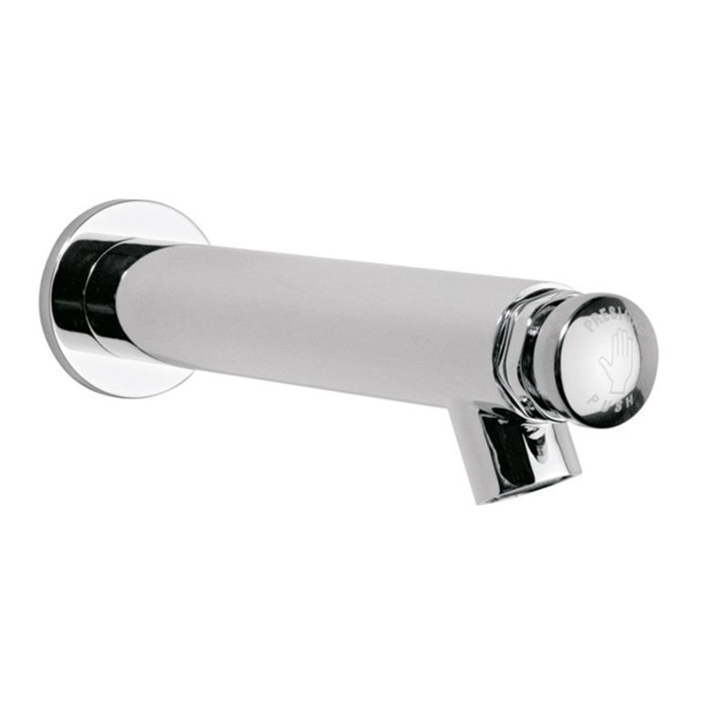 Llave de Bacha Temporizadora a Pared Cromo
