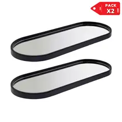 INSPIRA - Bandejas de espejo decorativa de tocador organizador PACK X2