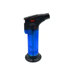 GENERICO - Encendedor Soplete Torch Portátil Azul Recargable