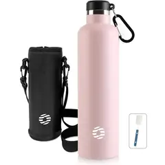 FJBOTTLE - - Botella de acero con tapa de tritán 1000ml - Rosa