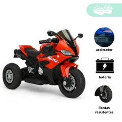 GENERICO - Moto a Batería para niño Miko Red