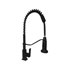 XM - LLAVE DE COCINA RESORTE NEGRO AL MUEBLE LC1077N