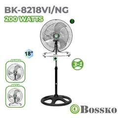 BOSKO - VENTILADOR 18 3 EN 1 BK-8218VI NG / NEGRO