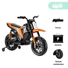 GENERICO - Moto a Batería para niño Buder Orange