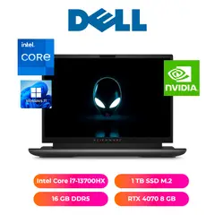 DELL - LAPTOP ALIENWARE M16 16 CORE i7-13700HX 16GB RAM 1TB SSD NVIDIA RTX 4070 8GB