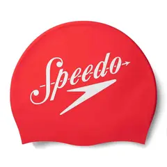 Speedo - Gorro Natación Speedo Slogan Cap Adulto Rojo