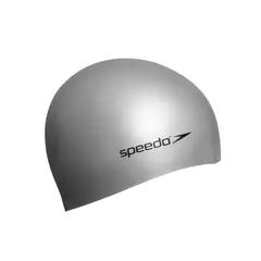 Speedo - Gorro Natación Speedo Silicona Plain Moulded Adulto Gris