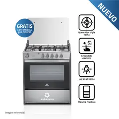 INDURAMA - COCINA CANTABRIA 5 HORNILLAS CROMA