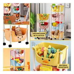 RYBIU IMPORT - Estante de Almacenamiento Multicolor Y+Banderitas Adhesivas