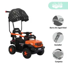 GENERICO - Carrito BUGGY de niño Modelo Yetty Naranja
