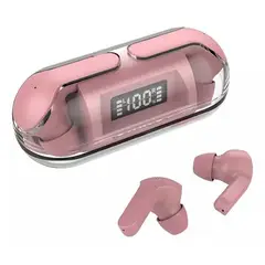 GENERICO - Audífonos F80 Bluetooth Rosado