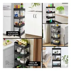 RYBIU IMPORT - Estante Lujoso y Versatil en Diseno Negro Y+Gift MiniAgenda