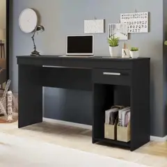 TU MESITA - Escritorio Moderno Barbara 1 Cajón Negro