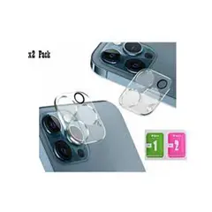 GENERICO - 2 Vidrios Templados para Cámara Trasera IPHONE 12 Pro Max Transparente
