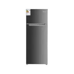 BLACKLINE - Refrigeradora Congelador FROST 205L-2PN 2 Puertas Inox Plateado.