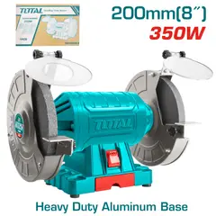 TOTAL TOOLS - ESMERIL DE BANCO 8" 350W TOTAL TBG35020.5