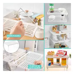 RYBIU IMPORT - Estanteria de Alta Calidad Color Blanco Y+Post-it Adhesivos