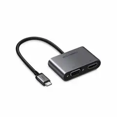 UGREEN - UGREEN Adaptador USB Tipo-C a VGA/HDMI 50505