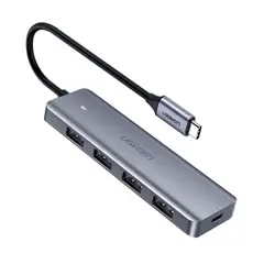UGREEN - Hub con 4 puertos USB tipo C a USB 3.0 con alimentación