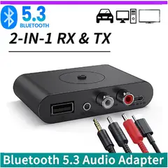 GENERICO - Transmisor y Receptor Bluetooth 5,3 Para TV, PC.