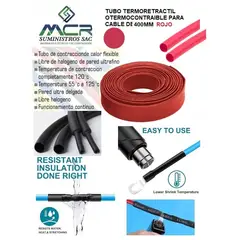 GENERICO - TUBO TERMORETRACTIL OTERMOCONTRAIBLE PARA CABLE DE 400MM PRECIOXMETRO