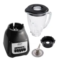 OSTER - Licuadora kaliman 1.5 Litros 2v + 2 pulsos Rojo