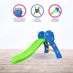 CUZKA - Tobogan con Canasto para Niños «RIDERE»