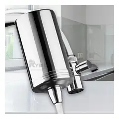 RYBIU IMPORT - Filtro Purificador de Agua de Acero en Plateado