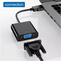 GENERICO - CABLE ADAPTADOR HDMI A VGA 108P HDMI