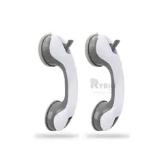 RYBIU IMPORT - Agarradero Idoneo para Baños en Blanco Y+Ligas de Regalo