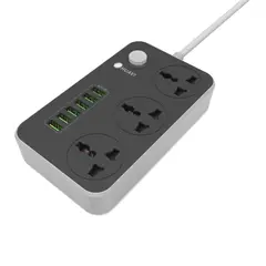 GENERICO - Tomacorriente Portátil 2500W con cable de 200 cm marca Huavi