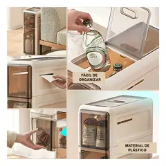 GENERICO - Ropero Atractivo y Ordenador de Beige Y+Regalo Stickers