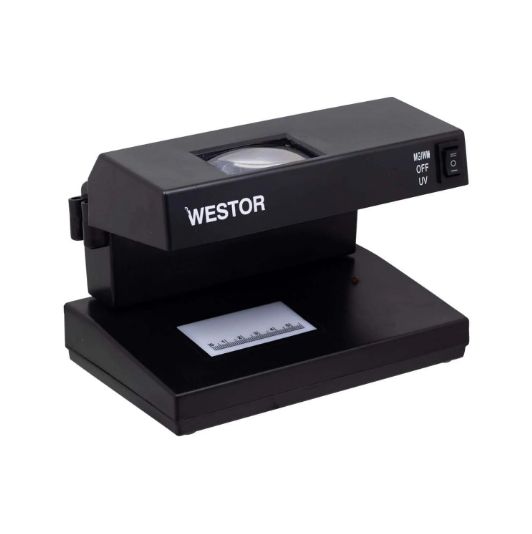 Detector de Billetes Falsos Luz UV + Lupa WT-2148 WESTOR