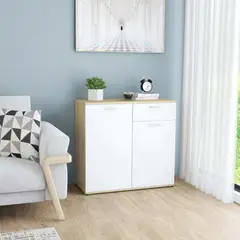 TU MESITA - Aparador Clásico Débora color BlancoHaya 1 cajon 2 puertas