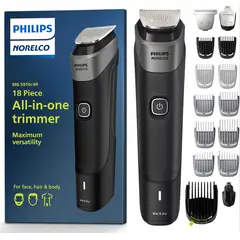 PHILIPS - Recortador Cuerpo Rostro Cabello 18 Piezas + Estuche