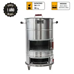 MR GRILL - Cilindro Chico de Acero Inoxidable