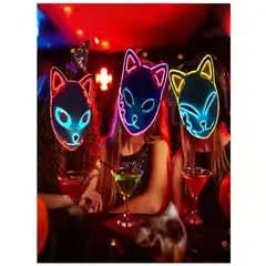 GENERICO - Máscara para Halloween Máscara de Gato
