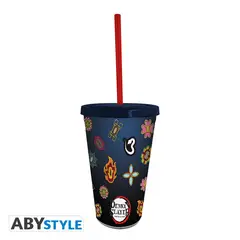 ABYSSE AMERICA - VASO DE DEMON SLAYER PILLARS PLAST TUMBLER 16 OZ