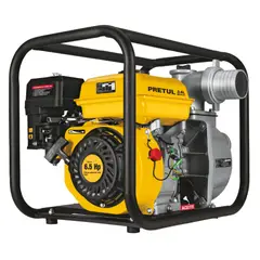 PRETUL - Motobomba autocebante 3x 3" a gasolina 6.5 HP, TRUPER PRO