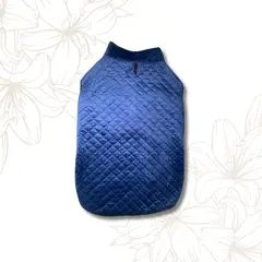 GENERICO - Ropa para perros - Chaleco felpa azul - Talla 8