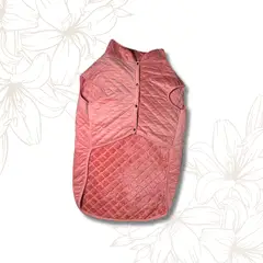 GENERICO - Ropa para perros - Chaleco de felpa rosa pastel - Talla 8