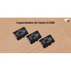 KINGSTON - Memoria Microsd - 256gb Clase 10 - Kingston Original