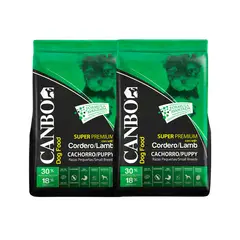 CANBO - Alimento Perro Cachorro Cordero Raza Pequeña 7KG x2