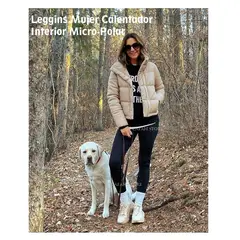 OEM - Leggins Mujer Pretina Ancha Calentador Interior Micropolar