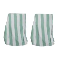 GENERICO - Pack x2 Toallas microfibra Verde para cabello