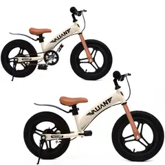 VALIANT - Bicicleta de Equilibrio Aro 14 3 en 1 (3 a 7 años) Beige